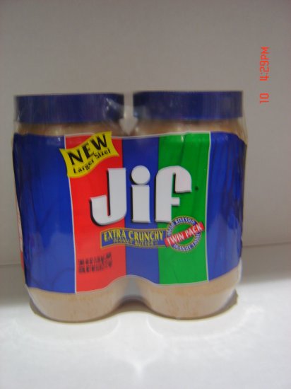 Peanut Butter, Creamy Style 2 Jar (3lbs.,1360g. ea.) Pack
