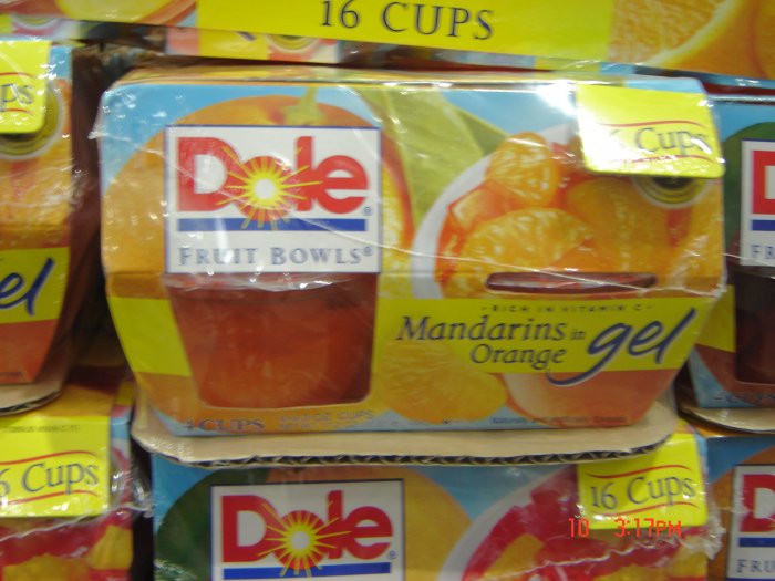 Fruit Cups, 16 Cup (0.07bs.,31g. each) Variety Pack