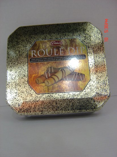 Cookies, Roule Dip Cookies Tin (1.1lbs., 500g.)