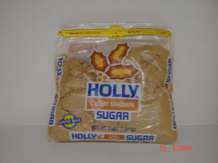 Sugar, Light Brown 4 lbs. , 1810 gram Bag
