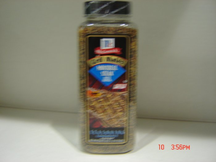 Seasoning, Montreal Streak 1.81 lbs.,822 g. Bottle