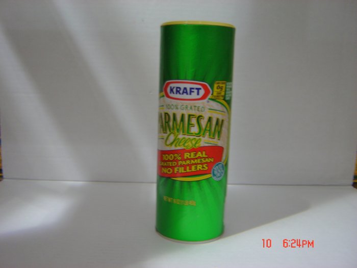 Parmesan Cheese, Dried 1.0 lbs.,453 gram Bottle