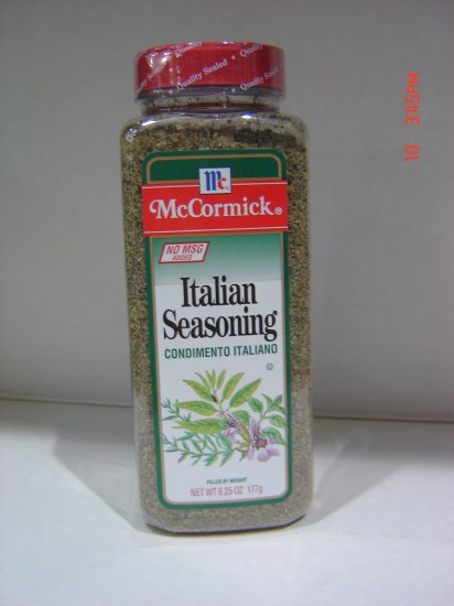 Italian Seasonings 0.39 lbs., 177 gram Bottle