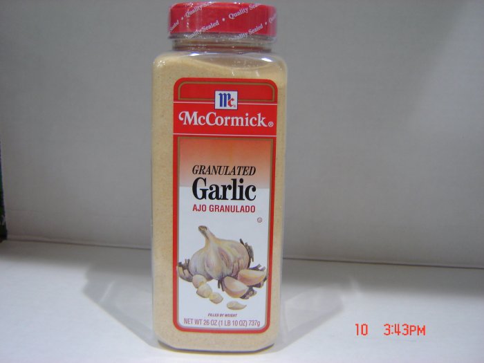 Garlic, Granulated 1.63 lbs., 740 grams Bottle