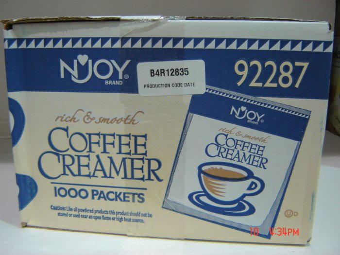Creamer, Box (5.46 lbs., 2481 g.) of 1000 Single-Serving Packs
