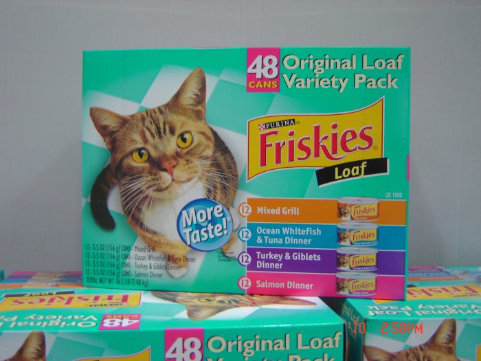 Cat Food, 48 Cans (0.34 lbs., 155 g. each) Variety Pack