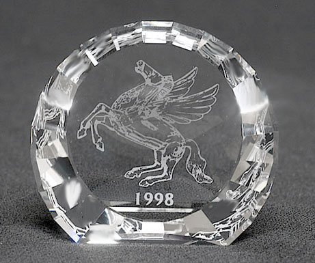 Swarovski Crystal PEGASUS PAPERWEIGHT, 1998 Event Exclusive