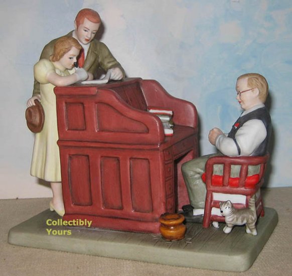 Norman Rockwell MARRIAGE LICENSE figurine, porcelain, retired