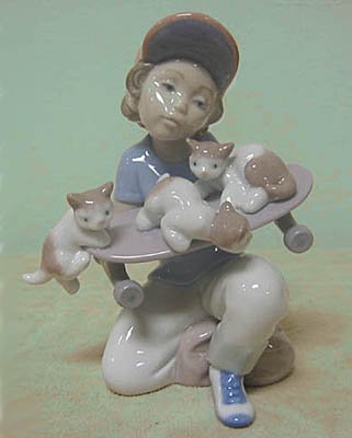 Lladro LITTLE RIDERS, 7623, 1994 Limited Event Figurine