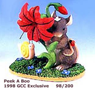Charming Tails PEEK A BOO, 98/200, 1998 GCC Exclusive, MIB