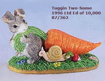 Charming Tails, TUGGIN TWO-SOME, 87/362, 1996 Limited Edition, MIB