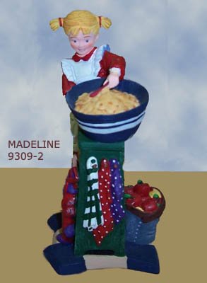 All Through The House MADELINE MAKING COOKIES, 93092, Department 56, retired, MIB