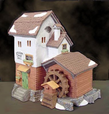 Department 56 Alpine STODER GRIST MILL 59536, retired in 1997, orig. $45, MIB