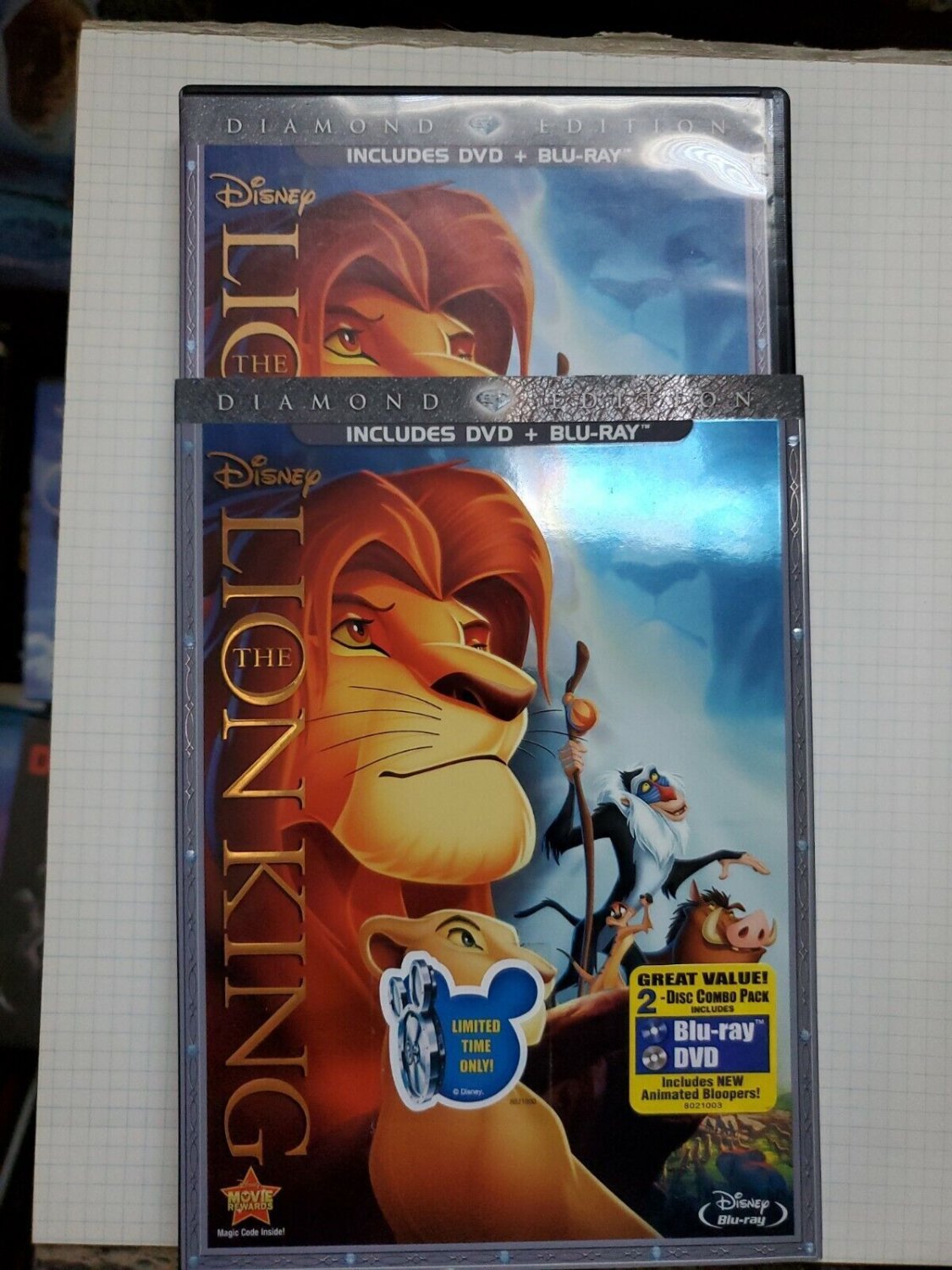 The Lion King Diamond Edition Blu Ray W Slip Cover