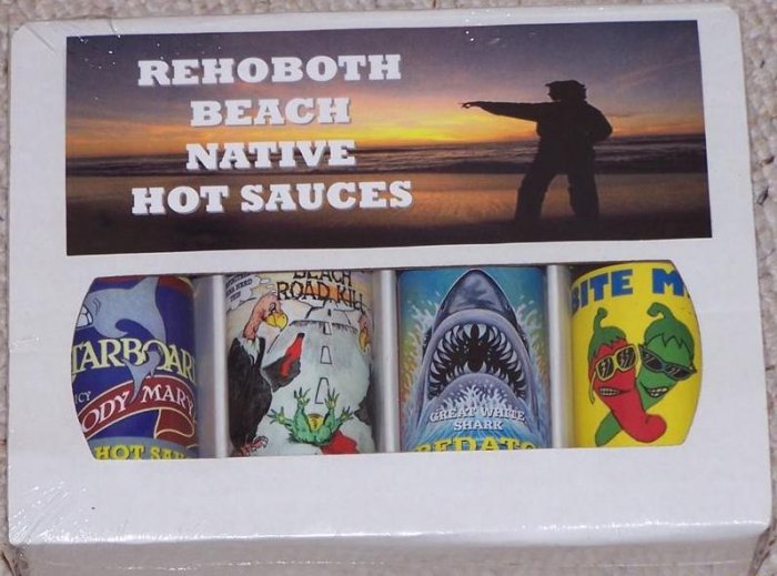 4 Pack Gift Box - Rehoboth Beach Native Hot Sauce