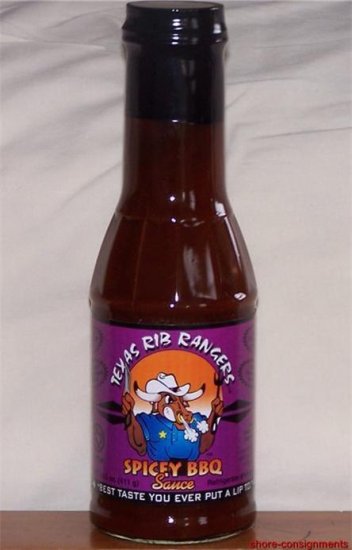 Texas Rib Rangers Spicey BBQ Sauce 14.5oz
