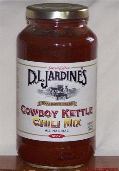 D. L. Jardines Cowboy Kettle Chili Mix - Spicy