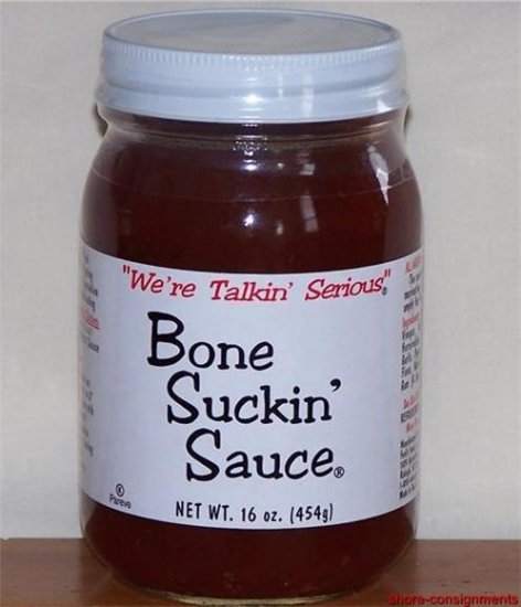 Bone Suckin' BBQ Barbecue Sauce - Original Thinner Style