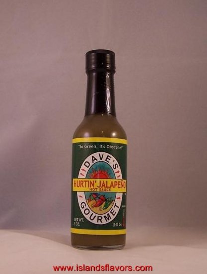 Dave's Gourmet Hurtin' Jalapeno Hot Sauce 5oz Bottle