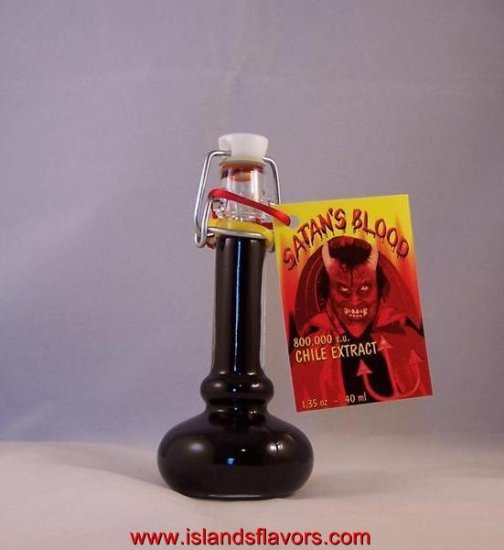 Satan's Blood Hot Sauce Chili Extract 1.35 oz