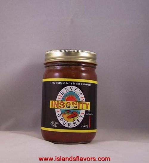 Dave`s Gourmet Insanity Salsa 12oz Hottest in Universe