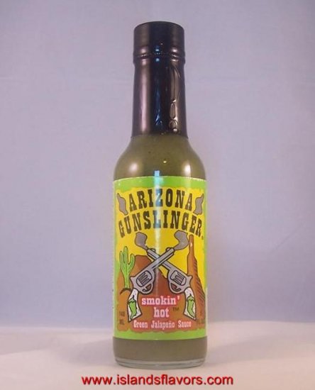 Arizona Gunslinger Smokin Hot Green Jalapeno Sauce