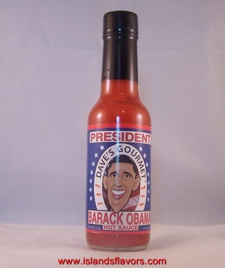 Presidential Candidate Hot Sauce 2008- Barack Obama