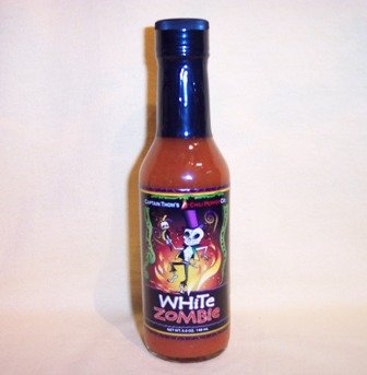 White Zombie Hot Sauce 5 oz bottle