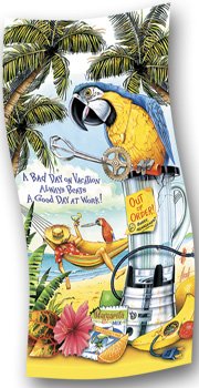 Bad Day On Vacation Beats a Day at Work Beach Towel