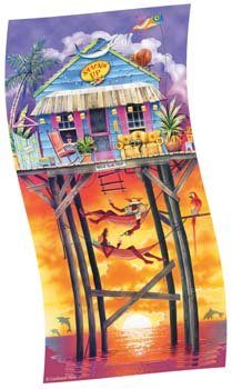 Beach Towel Shackin' Up