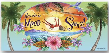 Beach Towel Mood Swing Tropical Palm Trees