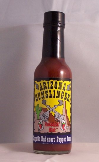 Arizona Gunslinger Chipotle Habanero Pepper Sauce 5 oz