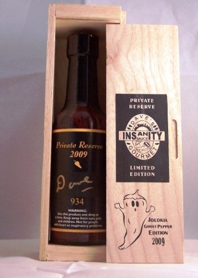 Dave's Gourmet Jolokia Ghost Pepper 2009 Hot Sauce