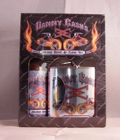 Danny Cash's Jolokia Havoc Hot Sauce & Steel Flask