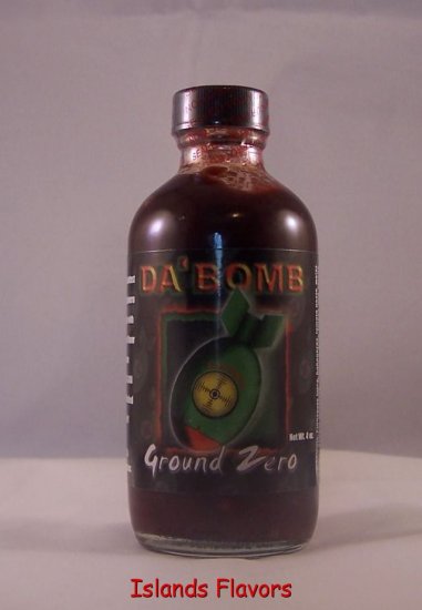 Da' Bomb GROUND ZERO Hot Sauce