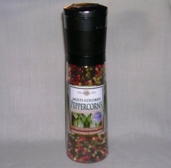 Dean Jacob's Peppercorns Adjustable Grinder Colored