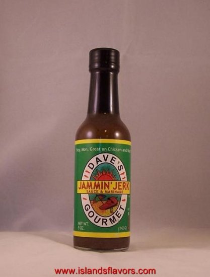 Dave's Gourmet Jammin' Jerk Hot Sauce & Marinade - 5oz