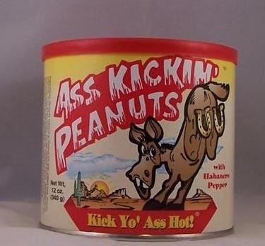 Ass Kickin' Peanuts with Habanero Pepper 12 oz