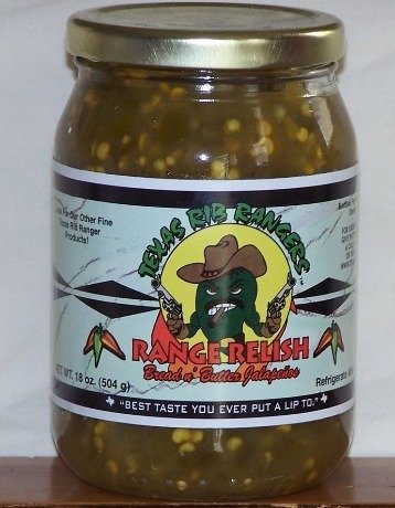 Texas Rib Rangers Range Relish Bread Butter Jalapeno