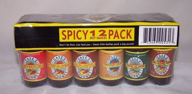 Dave's Gourmet Spicy (Mini) 12 Pack Hot Sauce
