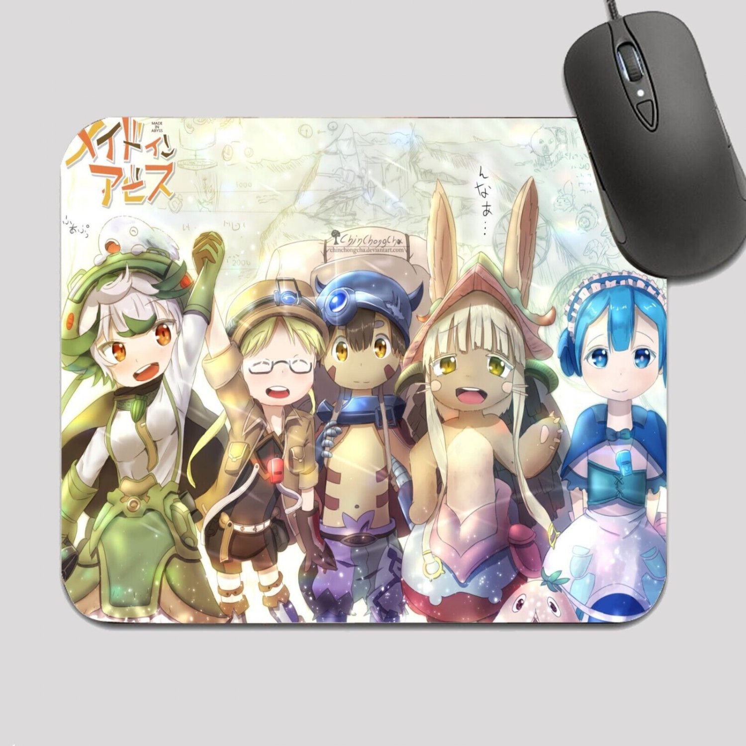 Made In Abyss Nanachi Regu Riko New Large Mouse Pad L31 Gamming Mousepad