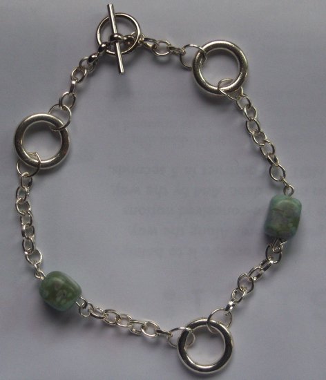 Turquoise Squares Bracelet