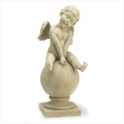 Smiling Cherub on Ball