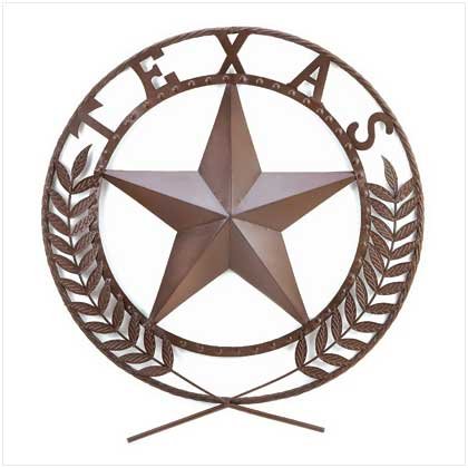 TEXAS STAR WALL PLAQUE