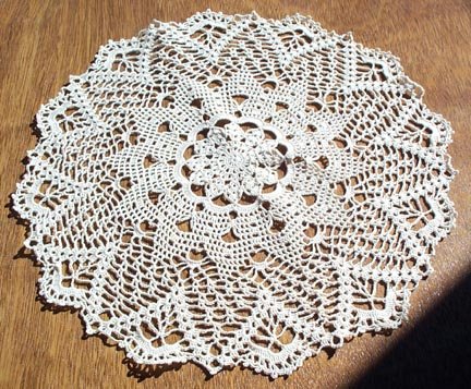 Exquisite Elegance Hand Crochet Doily - **NEW**