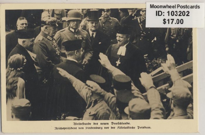 Propaganda. Hindenburg. Potsdam