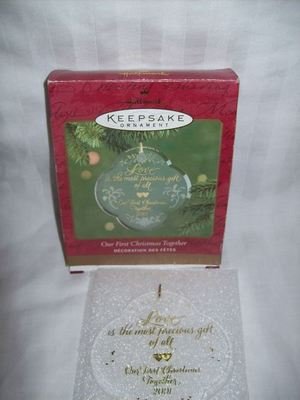 Hallmark Keepsake Ornament - Our First Christmas Together 2001
