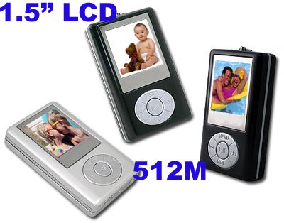 512M MP4 MP3 FM Player Photo Viewer 65K Color Rechargeable NW808L