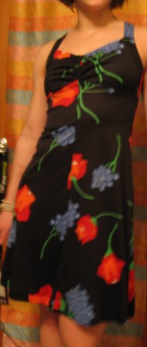 Vintage 50's style Gathered Bust Pinup Sun dress