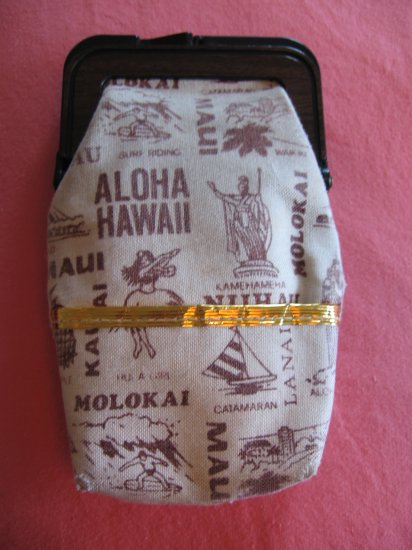 1950 Hawaii coin purse or cigarette purse